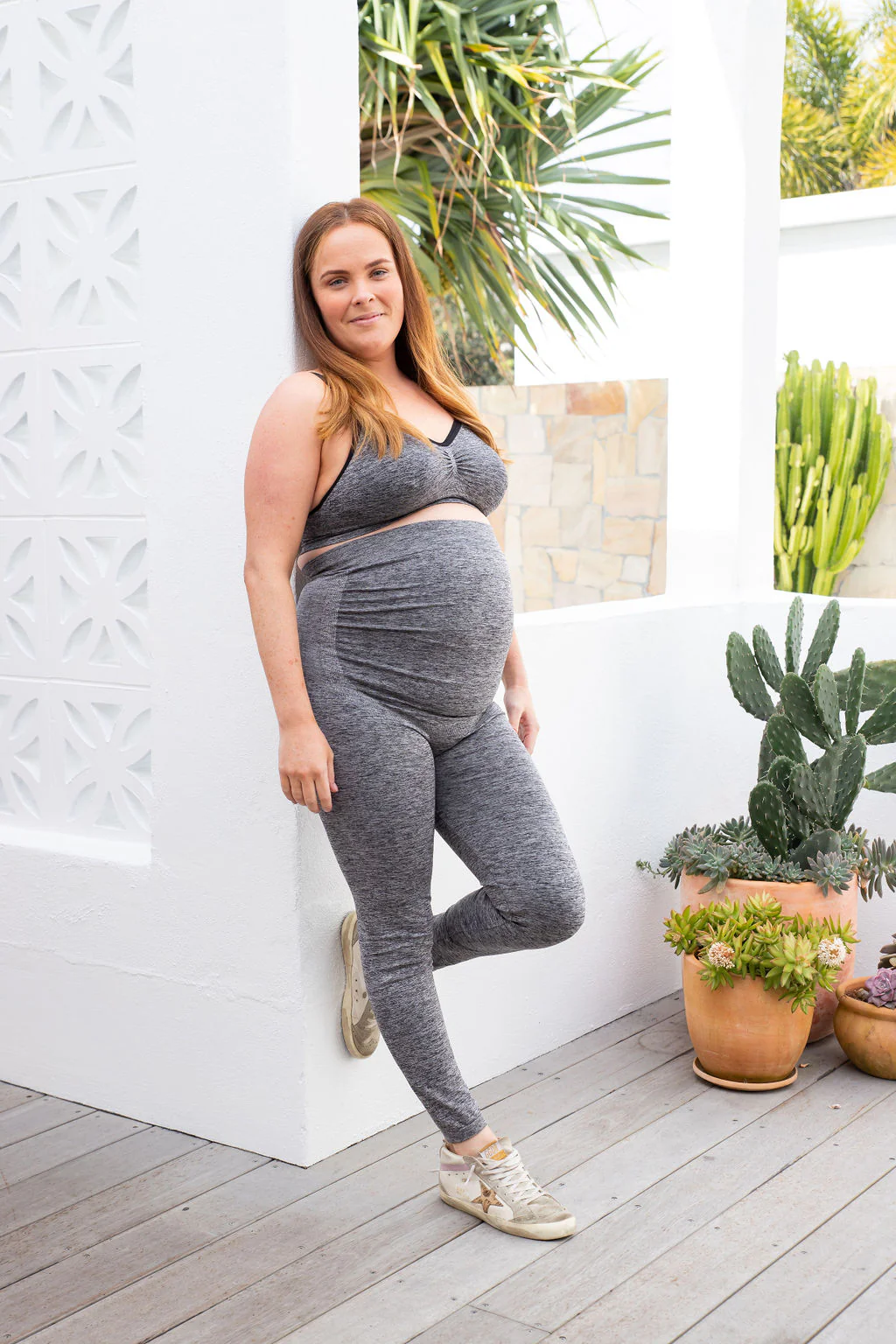 Maternity Wellness Sport Leggings [Final Sale] - Image 5